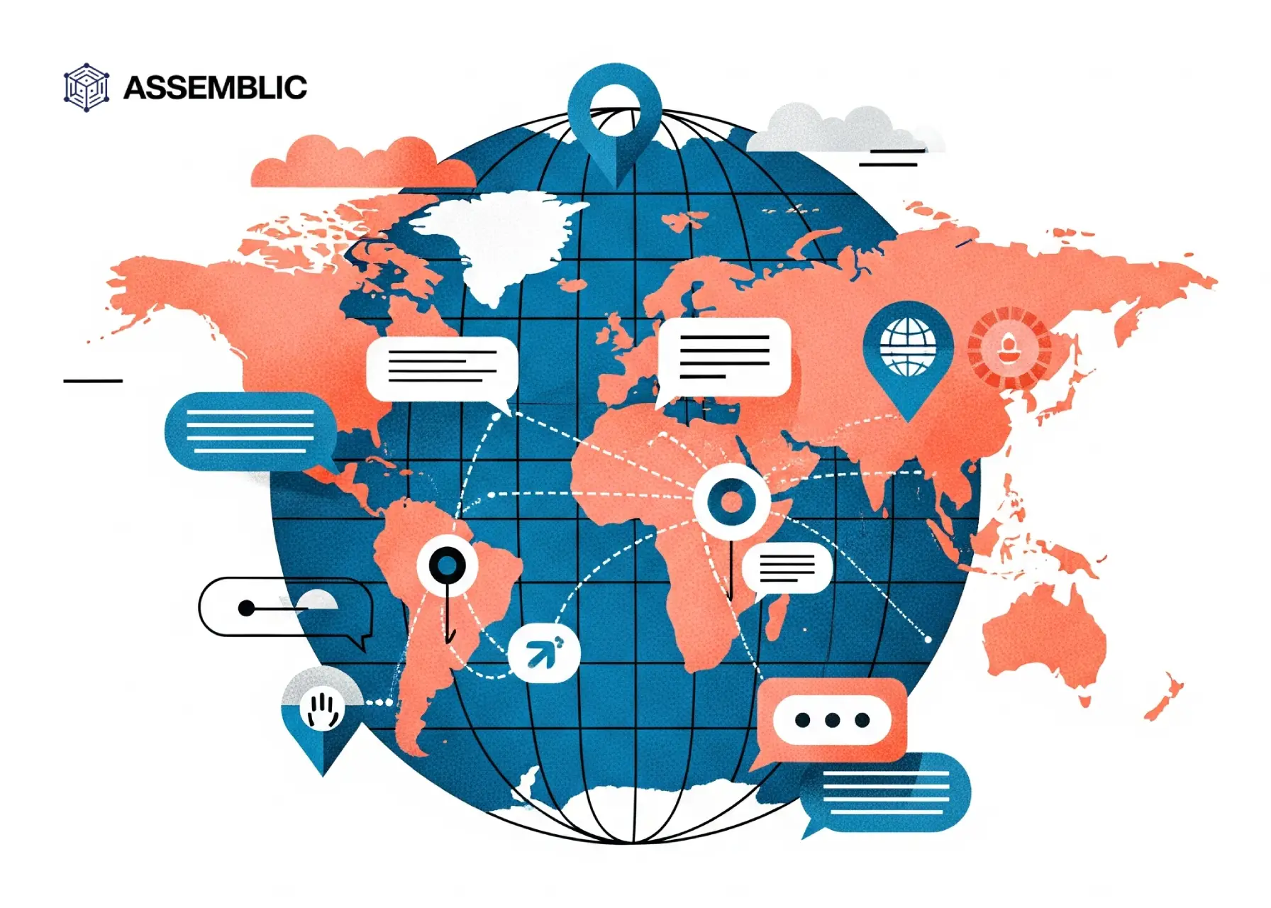 Assemblic — hosted on AWS for global deployment