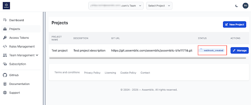 Project Status